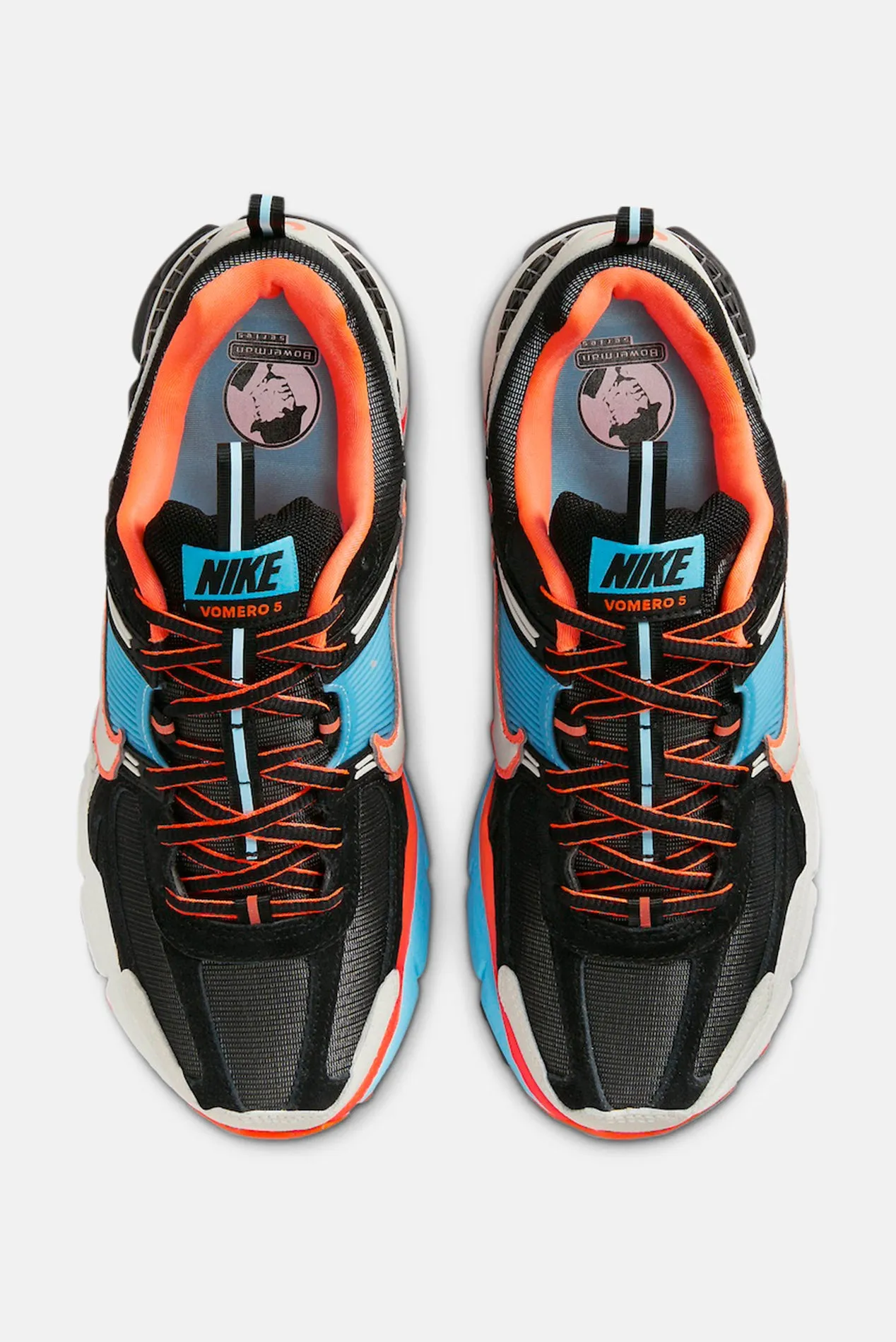 Women's Zoom Vomero 5 Blue Gaze Total Orange sold by Blue & Cream product image thumbnail 4