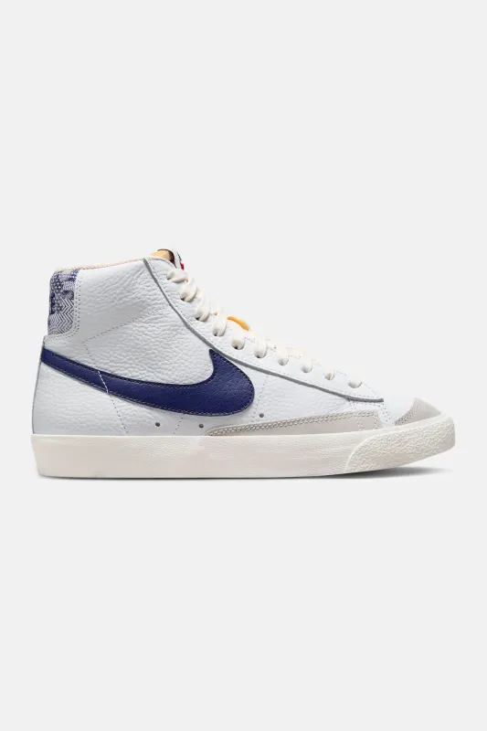 Men's Blazer Mid White/Washed Denim sold by Blue & Cream