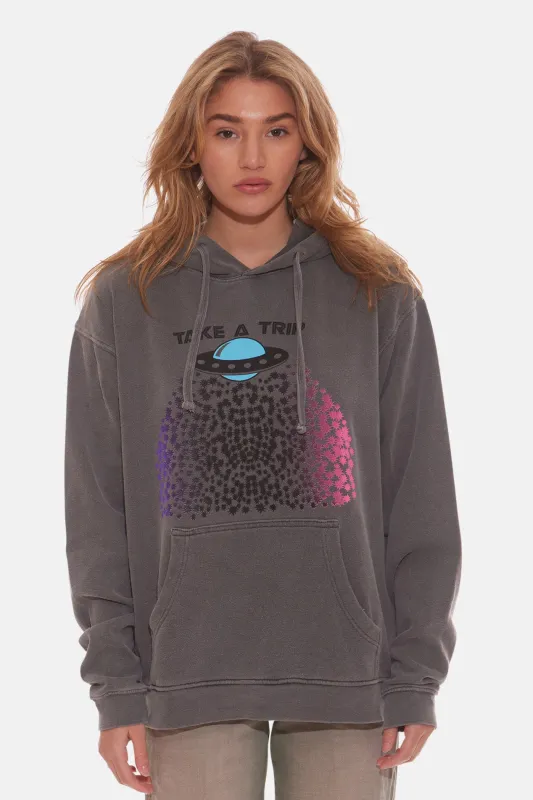 Women's Take A Trip Hoodie Vintage Black sold by Blue & Cream