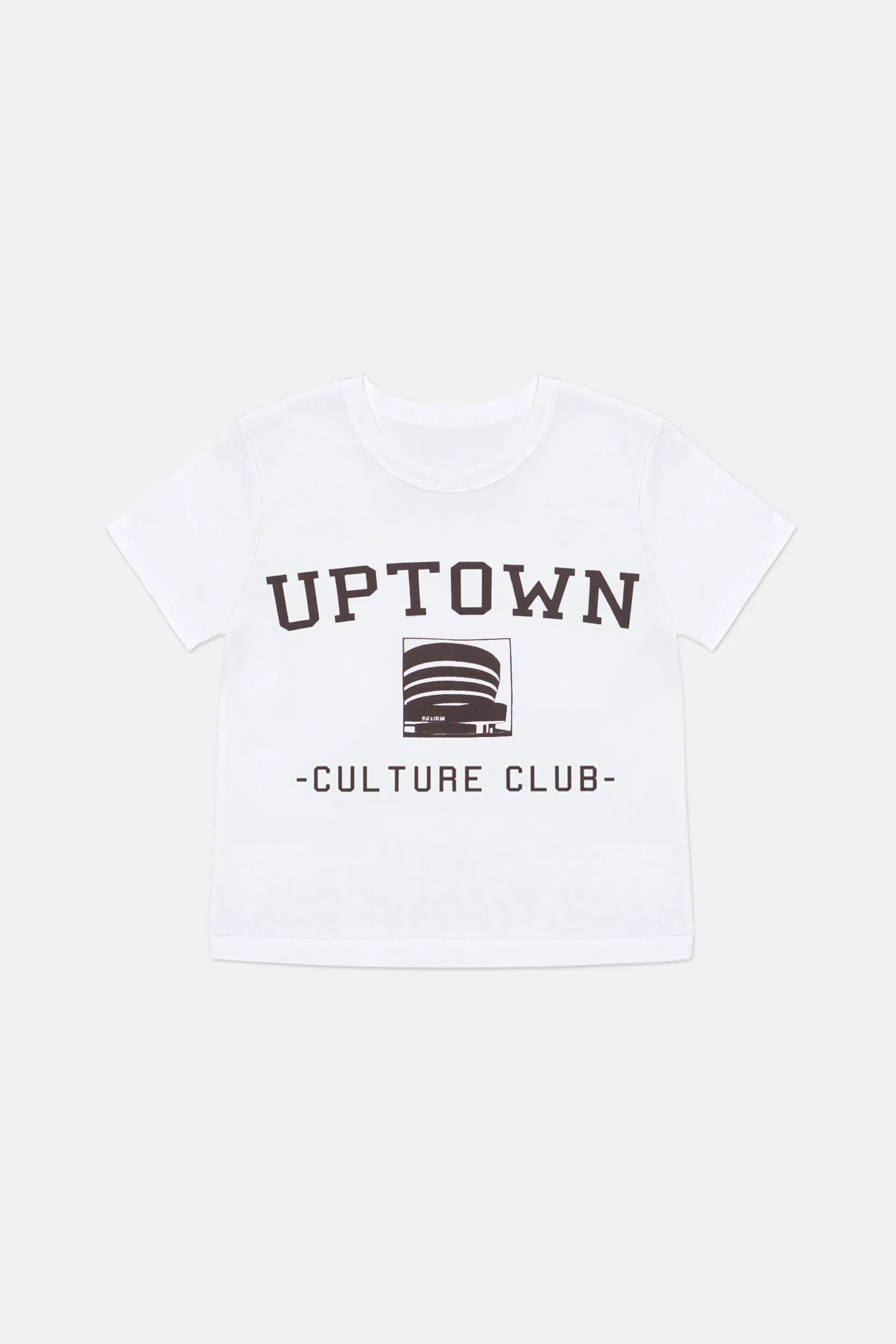 Uptown Culture Cropped Tee White sold by Blue & Cream