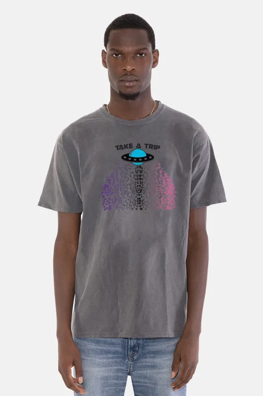 Men's Take A Trip Tee Vintage Black sold by Blue & Cream