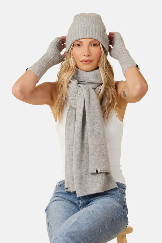 Pacific Cashmere Beanie Heather Grey sold by Blue & Cream