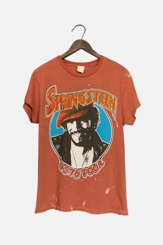Bruce Springsteen 1978 Tee Rust sold by Blue & Cream