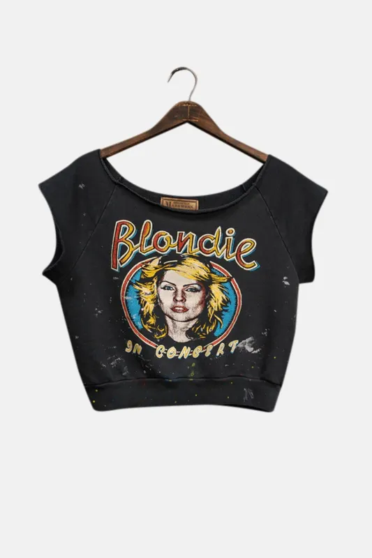 Blondie Cut Sweatshirt Coal Pigment sold by Blue & Cream