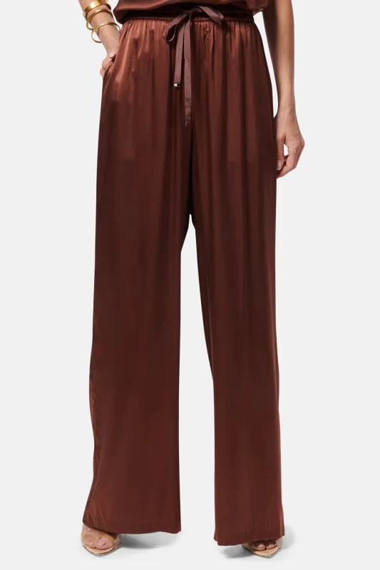 Sena Wide Leg Pant Coffee sold by Blue & Cream