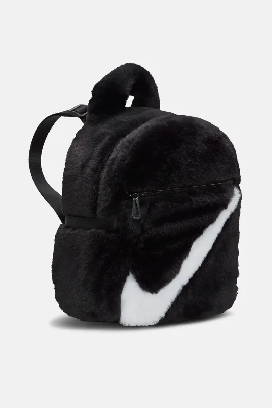 Faux Fur Mini Backpack Black sold by Blue & Cream