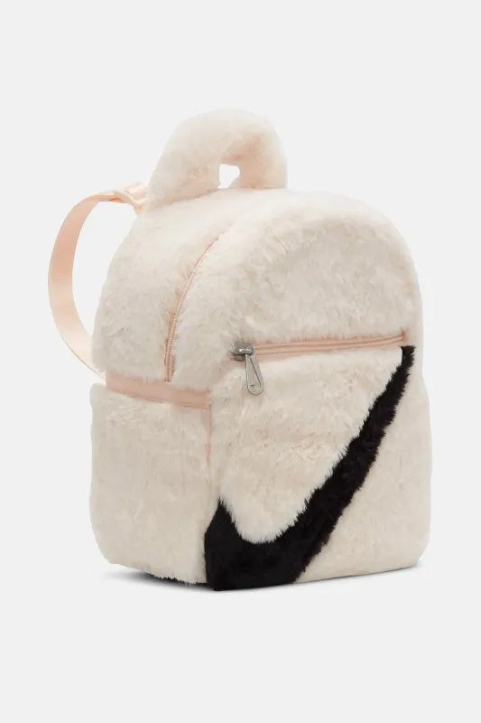 Faux Fur Mini Backpack Guava sold by Blue & Cream