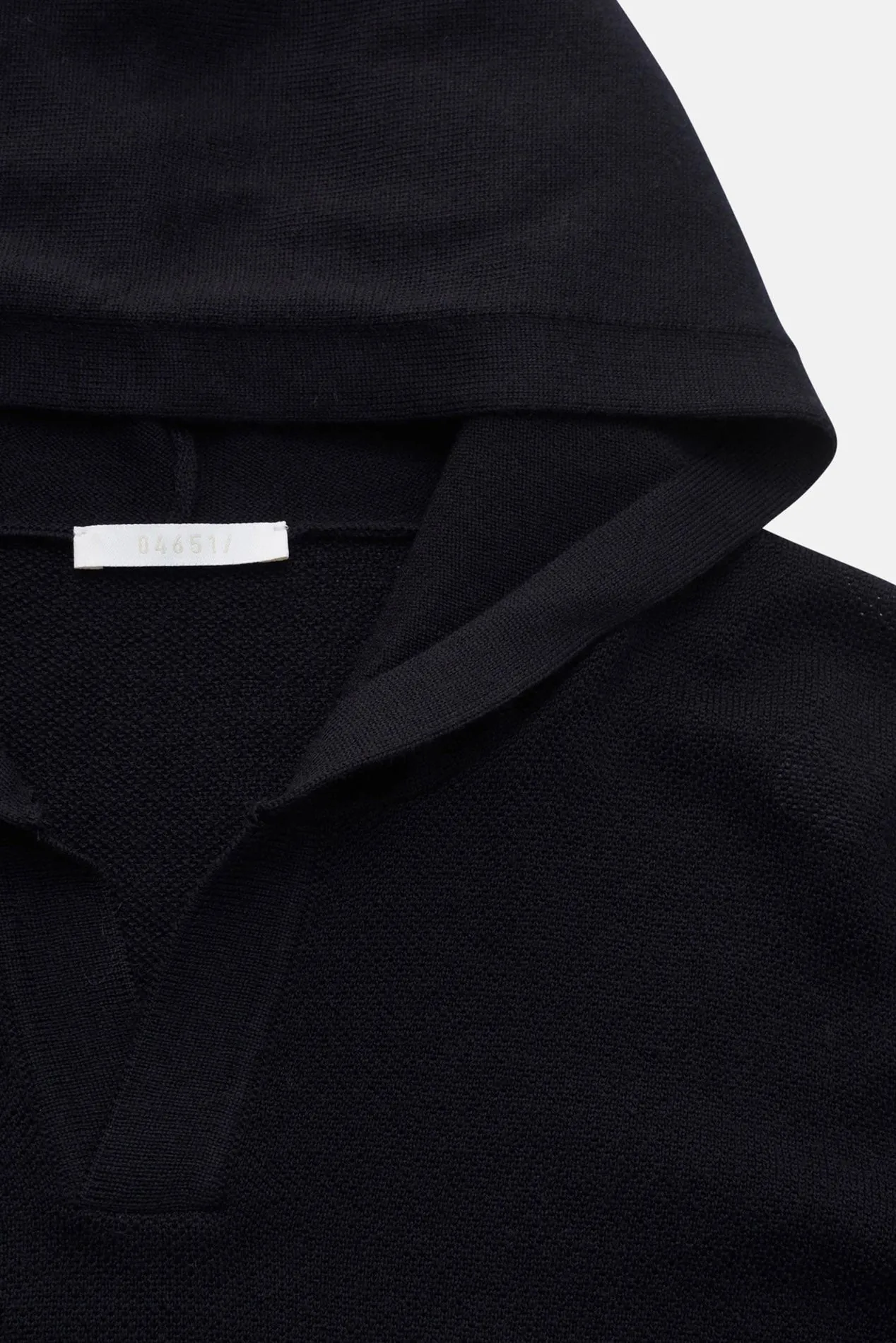 Merino Oyster Hoodie Navy sold by Blue & Cream product image thumbnail 3