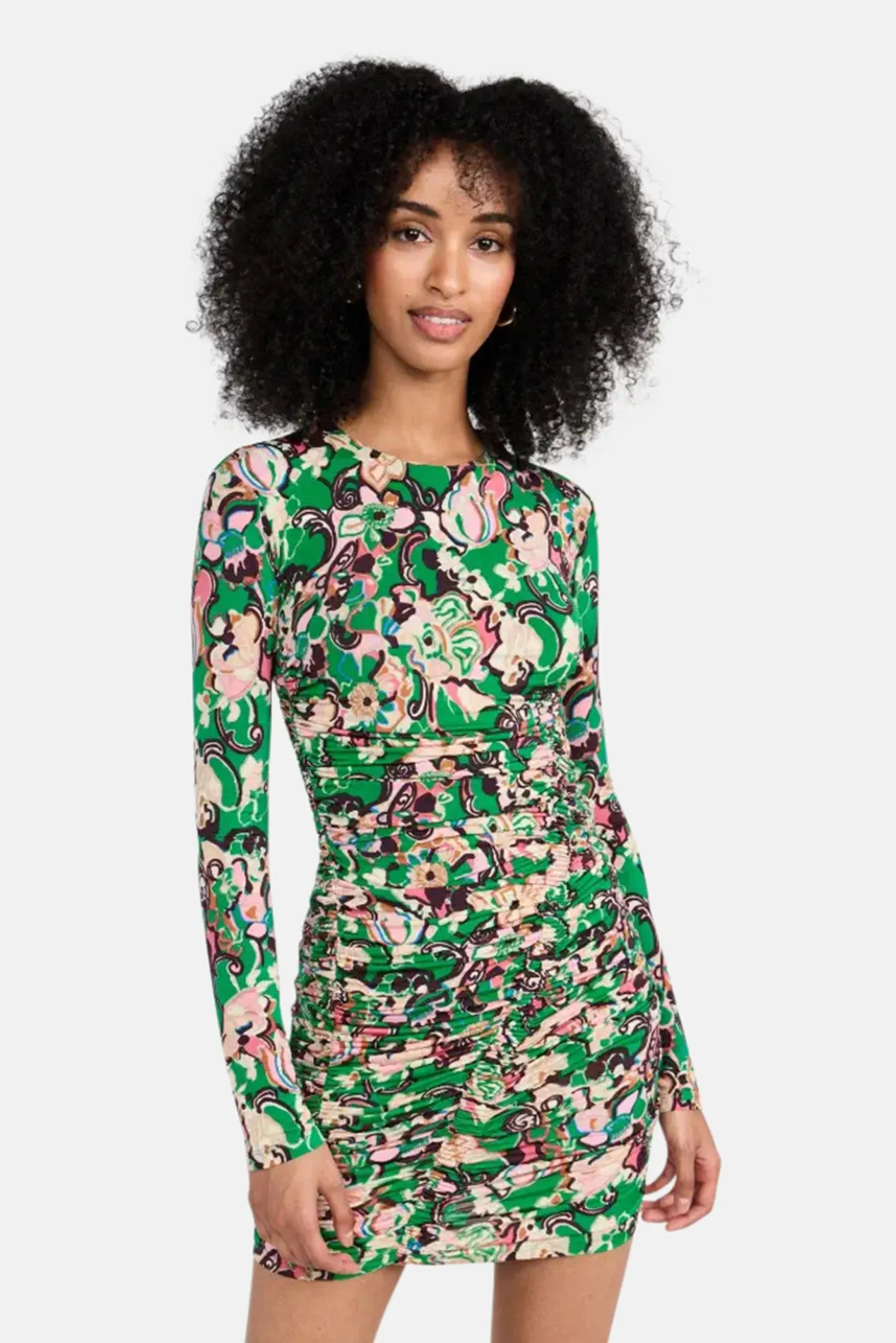 Kiki Dress Emerald Multi sold by Blue & Cream