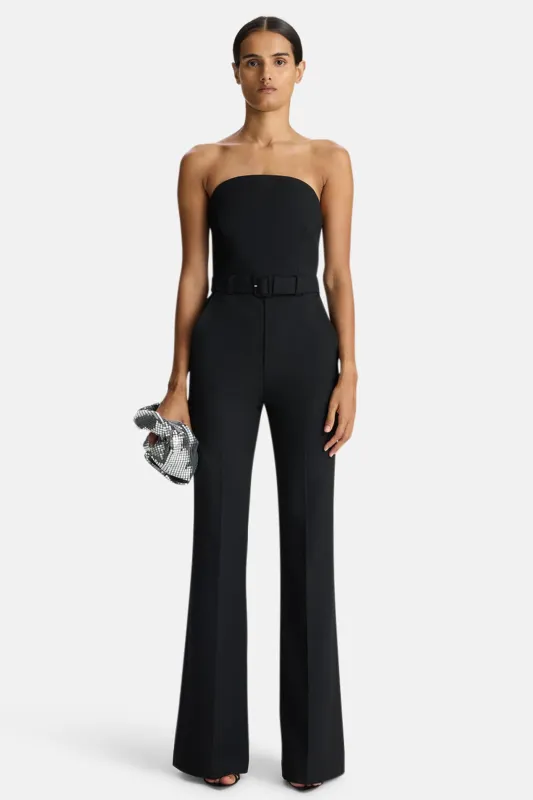 Kate Strapless Jumpsuit Black made by A.L.C.