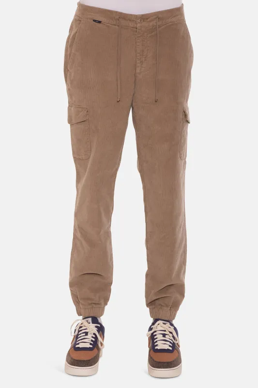 Corduroy Cargo Jogger Taupe sold by Blue & Cream