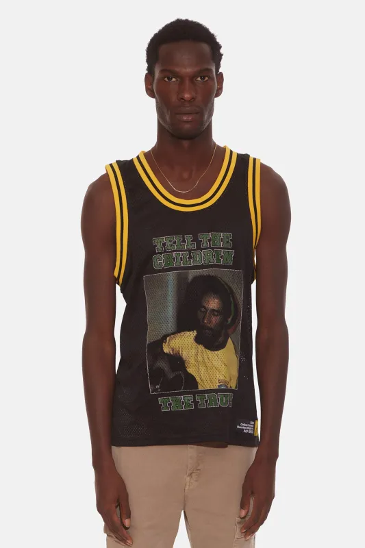 Bob Marley Mesh Basketball Jersey sold by Blue & Cream
