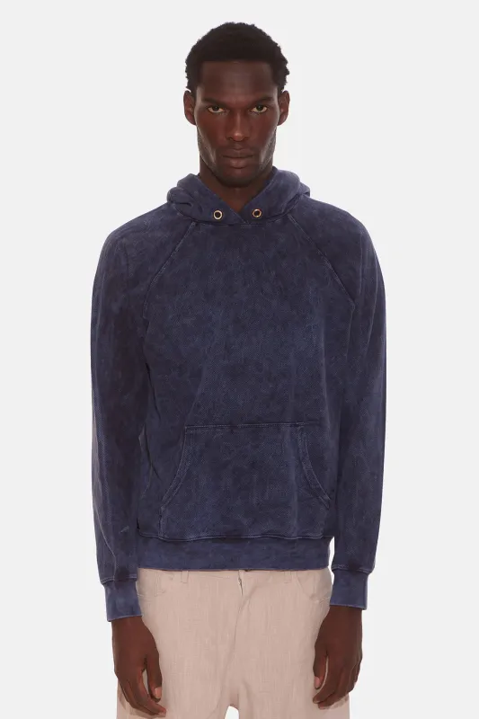 Raglan Hoodie Acid Navy sold by Blue & Cream