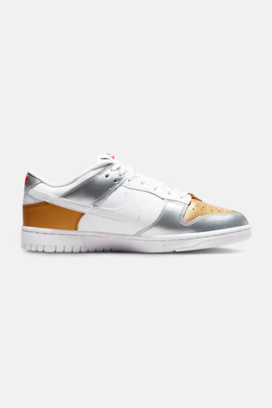Women's Dunk Low SE Gold/Silver sold by Blue & Cream