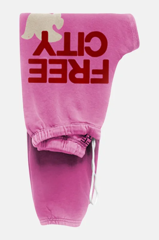 FREECITYlarge Sweatpant - Pinklips/Cherry sold by Blue & Cream