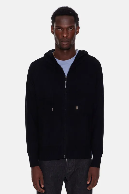 New Leo Zip Hoodie With Pockets Black sold by Blue & Cream
