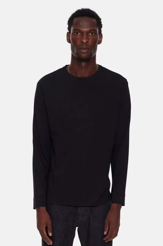 Smooth Long Sleeve Tee Black sold by Blue & Cream