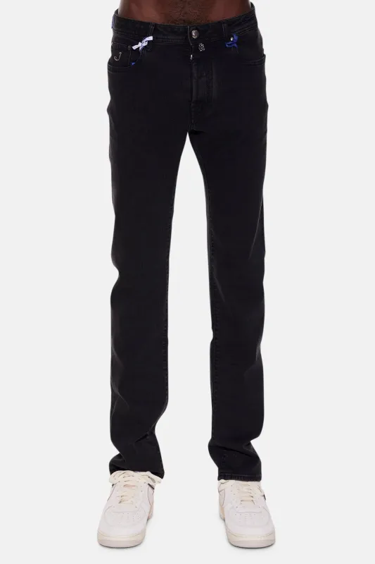 Bard Denim Black Houndstooth Patch sold by Blue & Cream