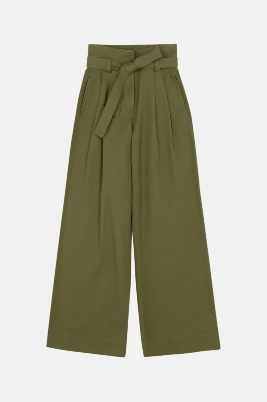 Emily Pant Olive sold by Blue & Cream