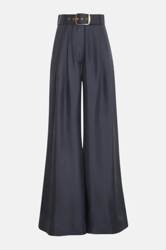 Lyrical Pleated Pant Paradise Navy sold by Blue & Cream