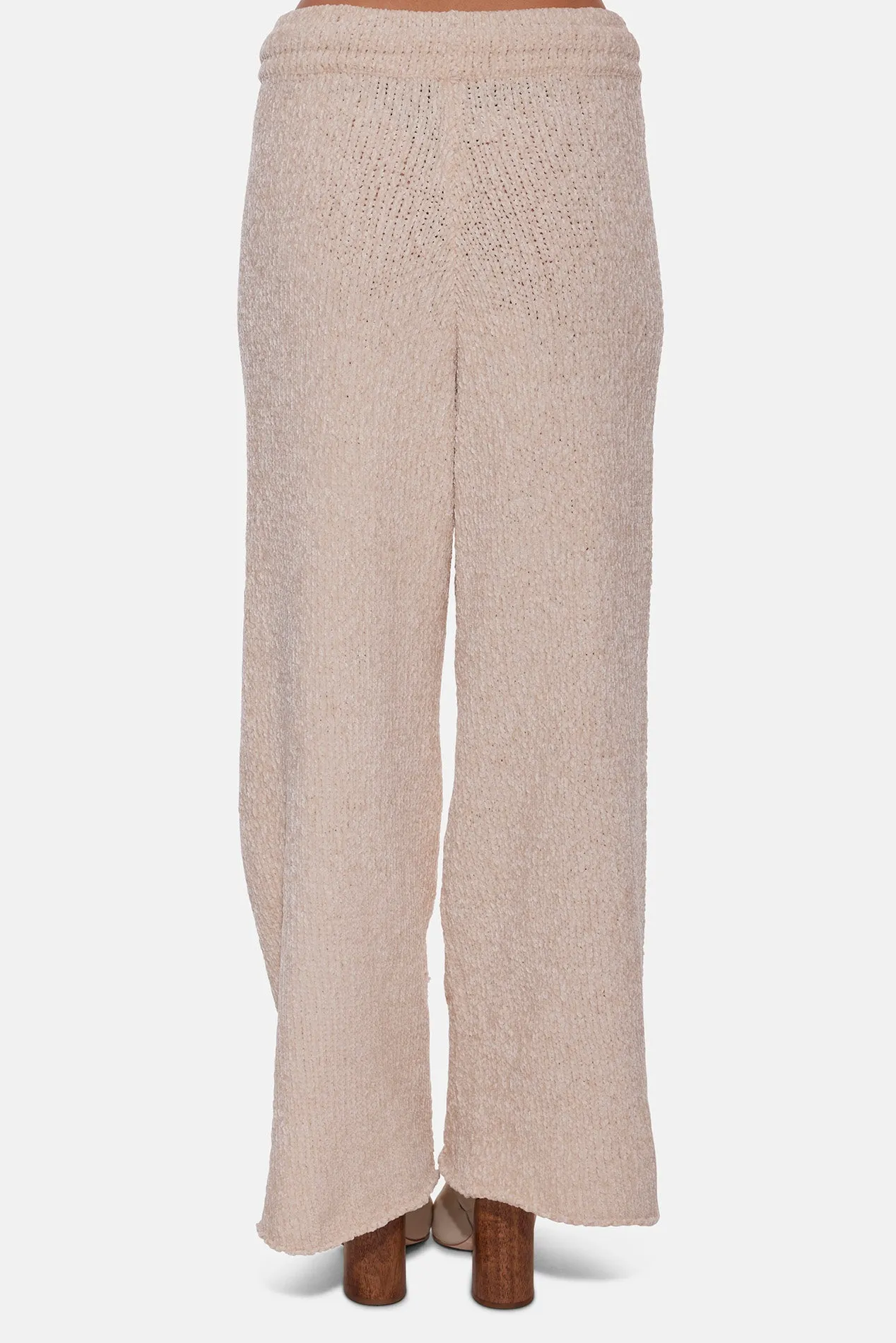 Miley Chenille Wide Leg Pant Cream sold by Blue & Cream product image thumbnail 4