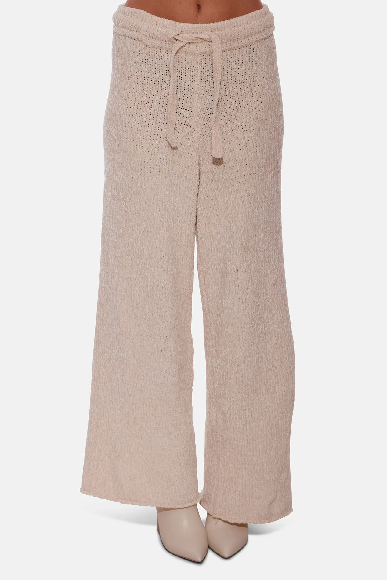 Miley Chenille Wide Leg Pant Cream sold by Blue & Cream product image thumbnail 2