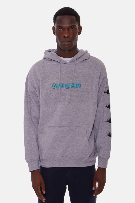 B&C Bubble Logo Hoodie Grey sold by Blue & Cream