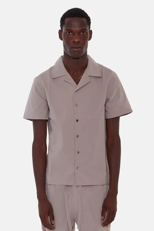 Poplin Camp Shirt Grey sold by Blue & Cream