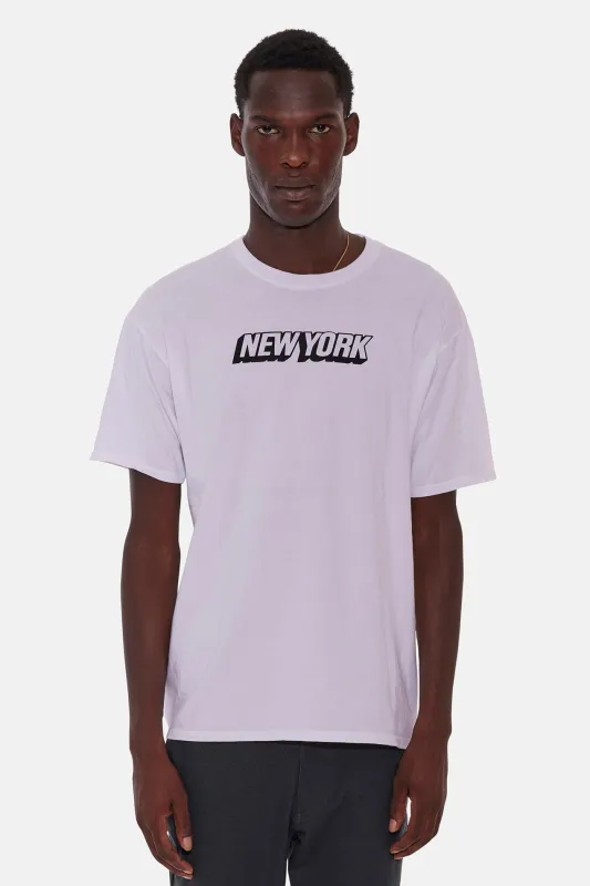 New York Tee White sold by Blue & Cream