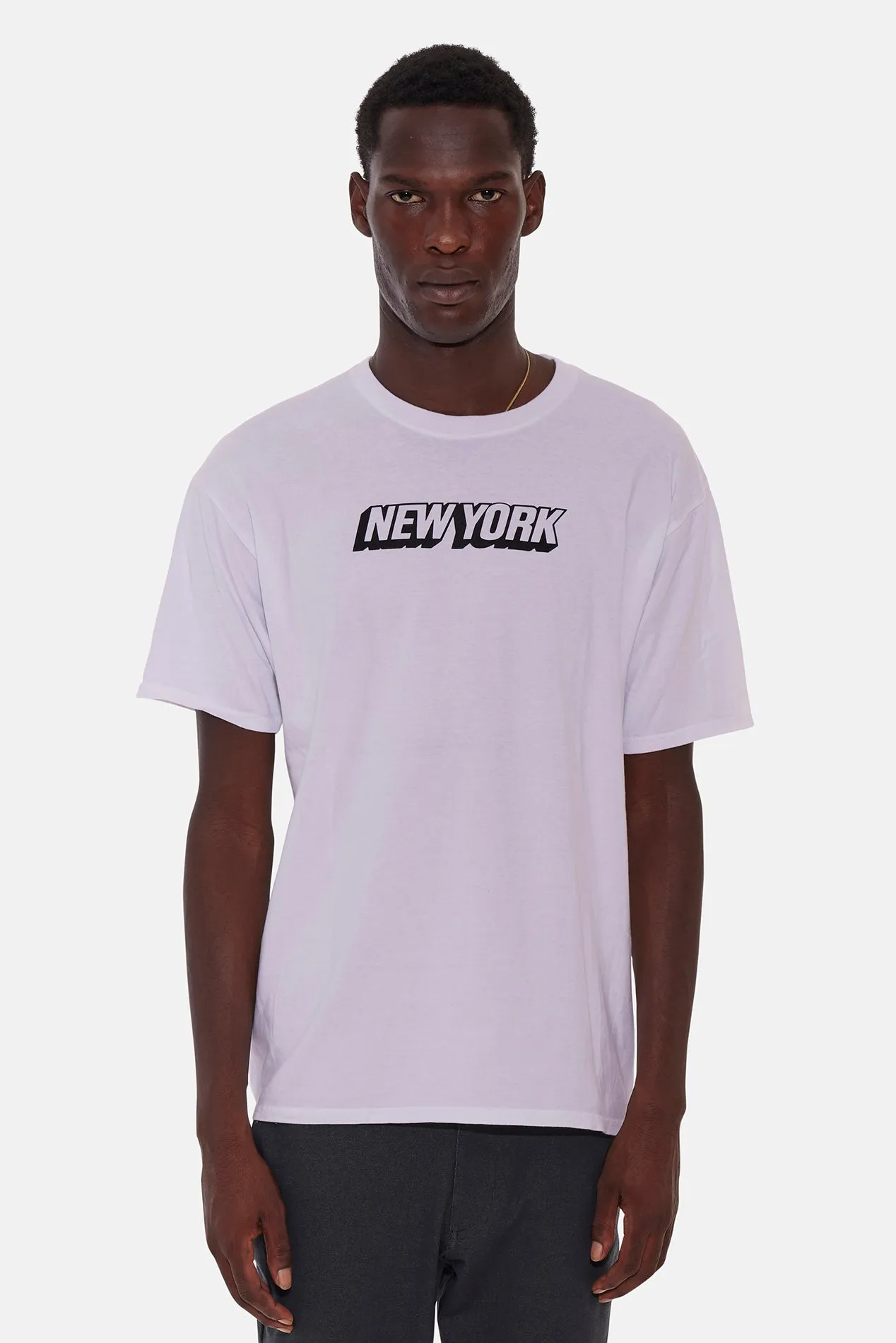 New York Tee White sold by Blue & Cream