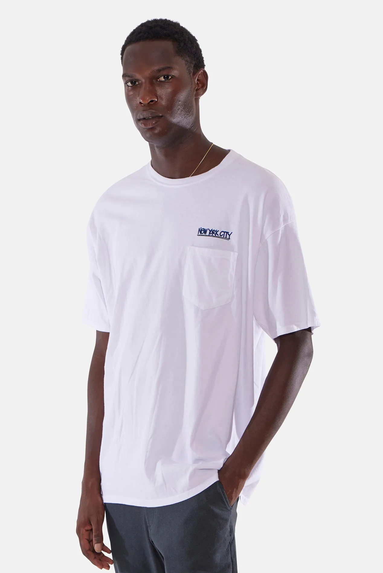 New York City Pocket Tee White sold by Blue & Cream product image thumbnail 4