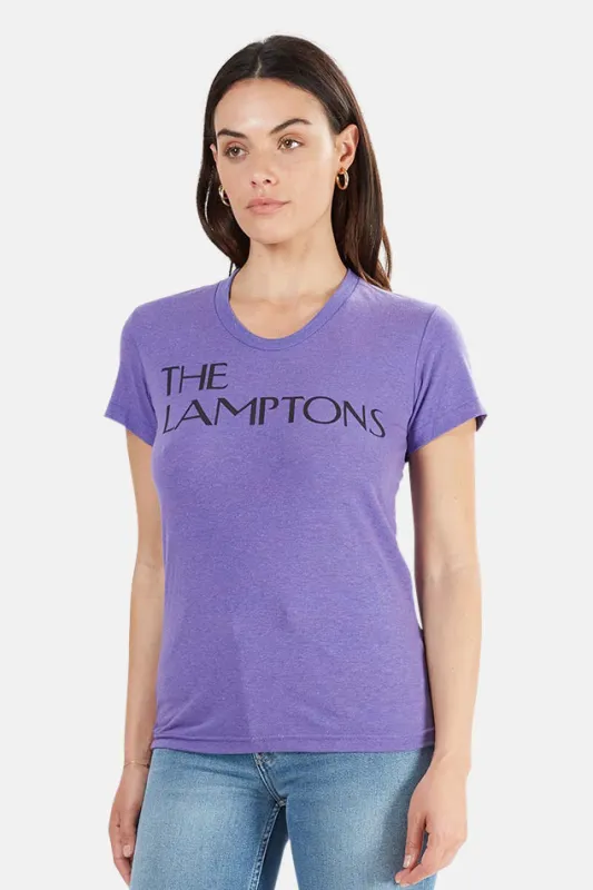 The Lamptons Crewneck Tee Purple sold by Blue & Cream