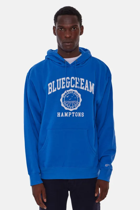 Hamptons We Grew Here Hoodie Blue sold by Blue & Cream