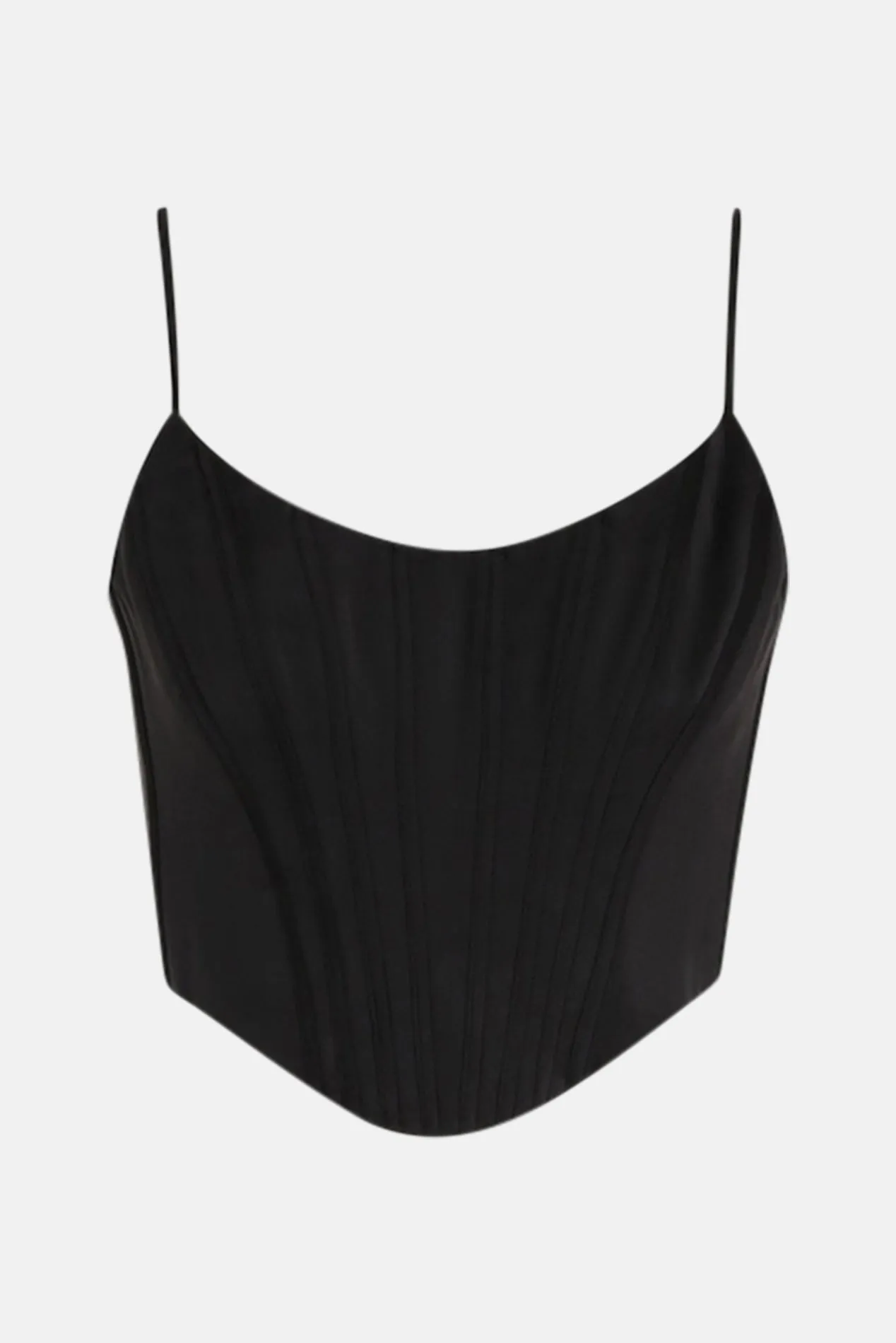 Silk Corset Top Black sold by Blue & Cream