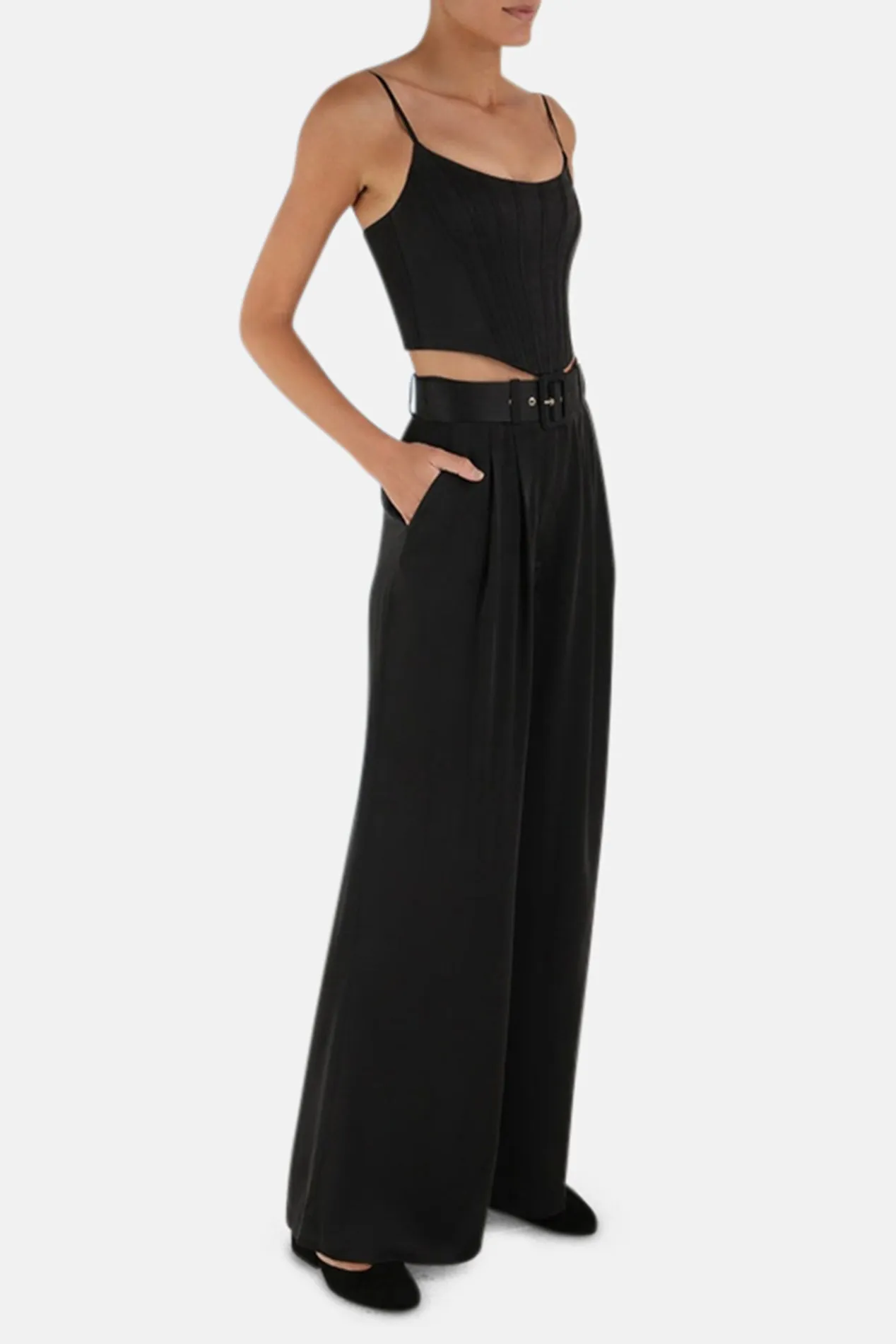 Silk Corset Top Black sold by Blue & Cream product image thumbnail 3