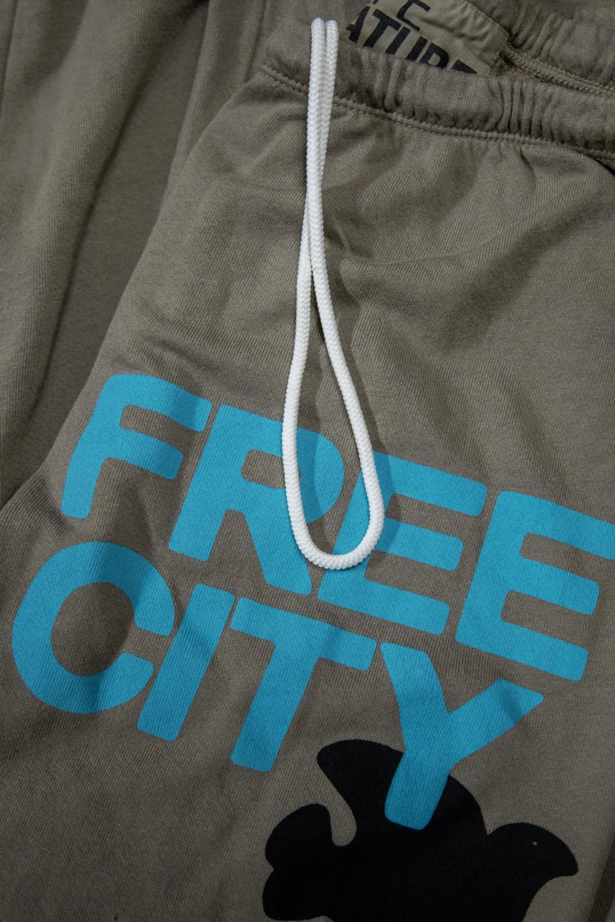 FREECITYlarge Logo Sweatpant Green Dirt sold by Blue & Cream product image thumbnail 2