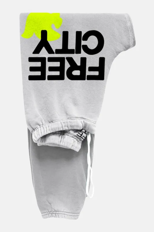 FREECITYlarge Logo Sweatpant Stardust sold by Blue & Cream