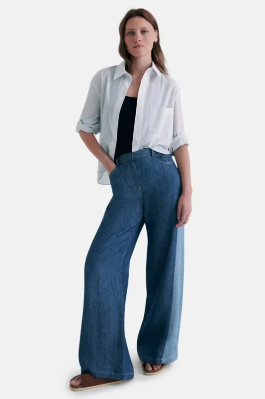 Joanna Pant Medium/Light Indigo sold by Blue & Cream