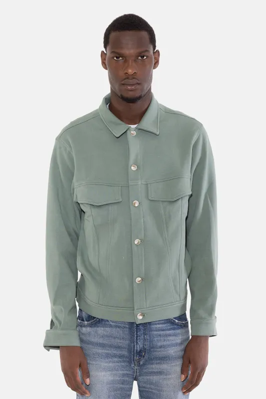Mad Pique Trucker Jacket Fern sold by Blue & Cream