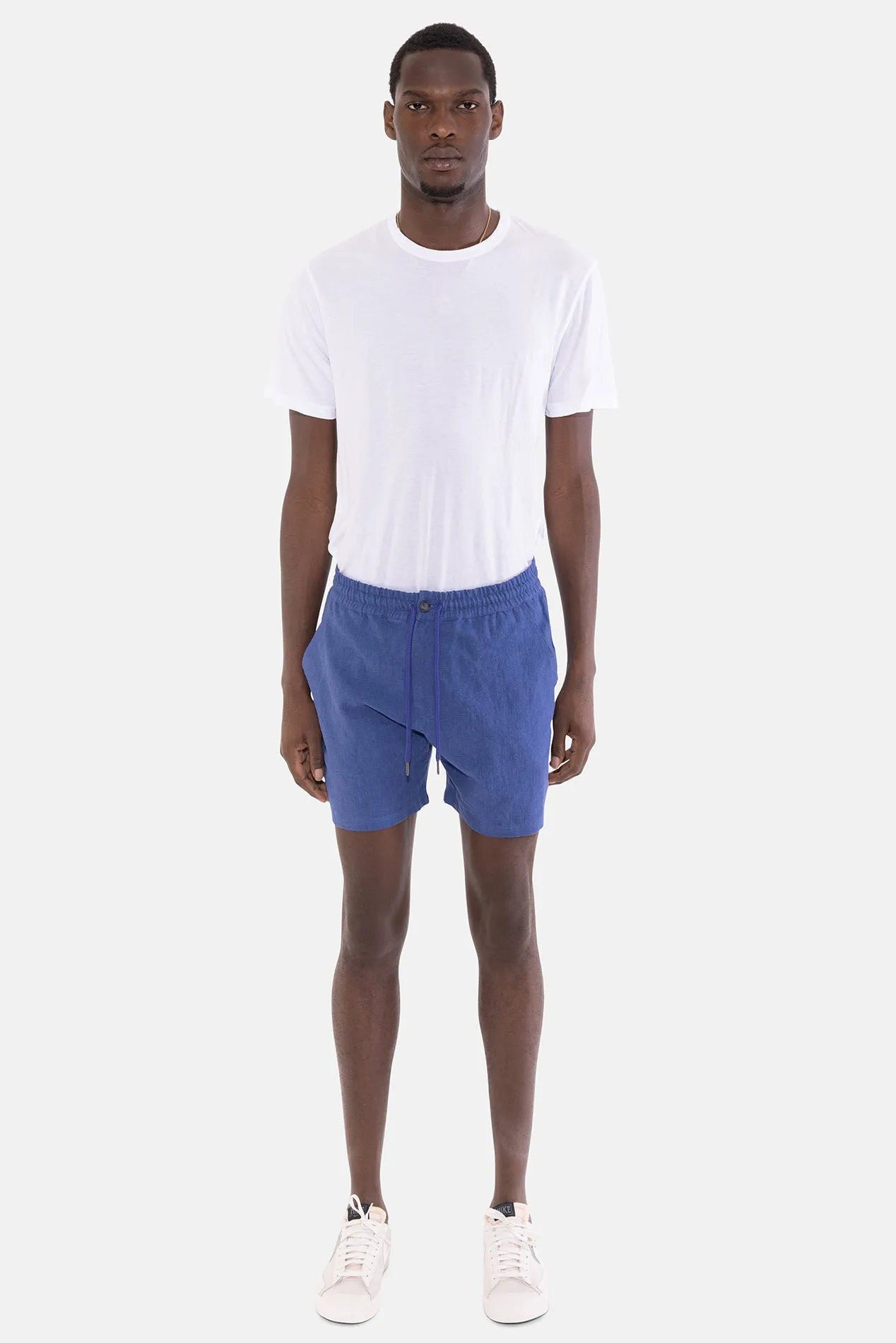 Perfect Linen Short Blue sold by Blue & Cream product image thumbnail 4