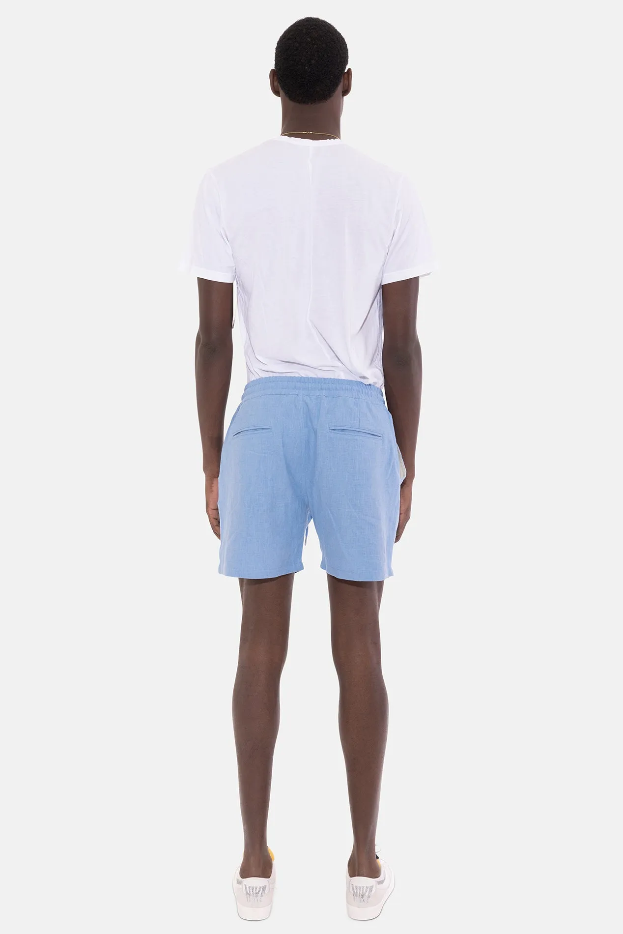 Perfect Linen Short Sky Blue sold by Blue & Cream product image thumbnail 5