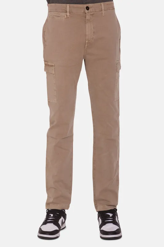 Nail Stretch Cargo Pant Pigment Beige sold by Blue & Cream