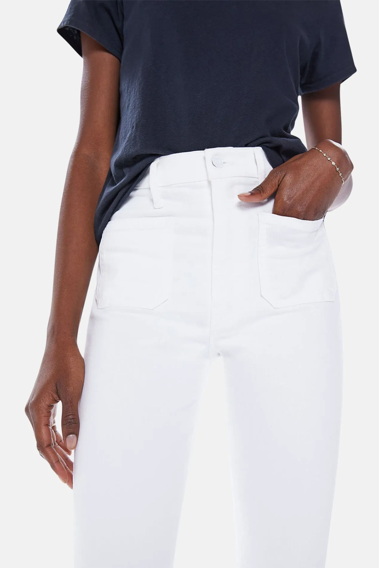 Hustler Patch Pocket Ankle Fray Fairest Of Them All sold by Blue & Cream product image thumbnail 4