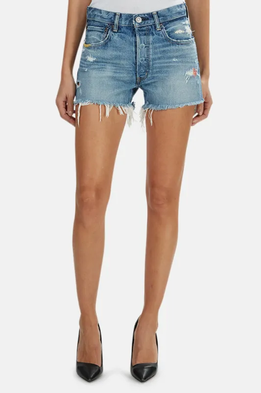 Calumet Shorts Blue made by Moussy