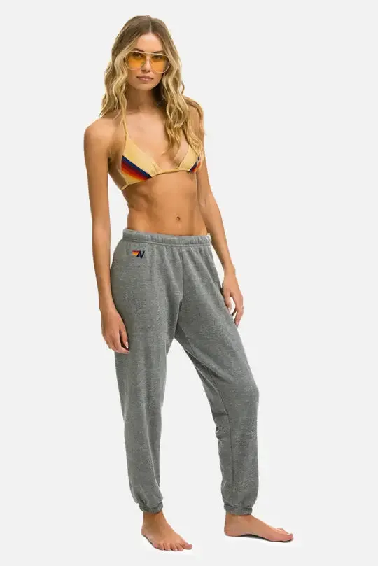 Women's 5 Stripe Sweatpant Heather Grey/Grey sold by Blue & Cream product image thumbnail 4