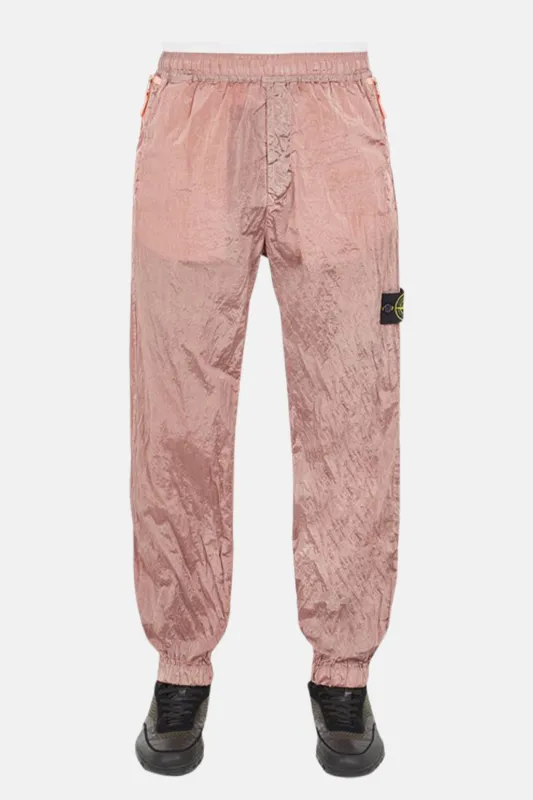 ECONYL Nylon Metal Loose Trousers Pink sold by Blue & Cream