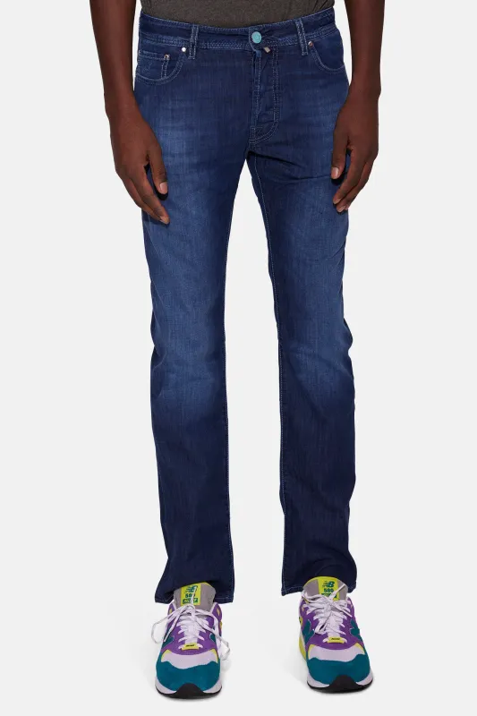 Bard 8oz Lightweight 5 Pkt Denim Medium Blue sold by Blue & Cream