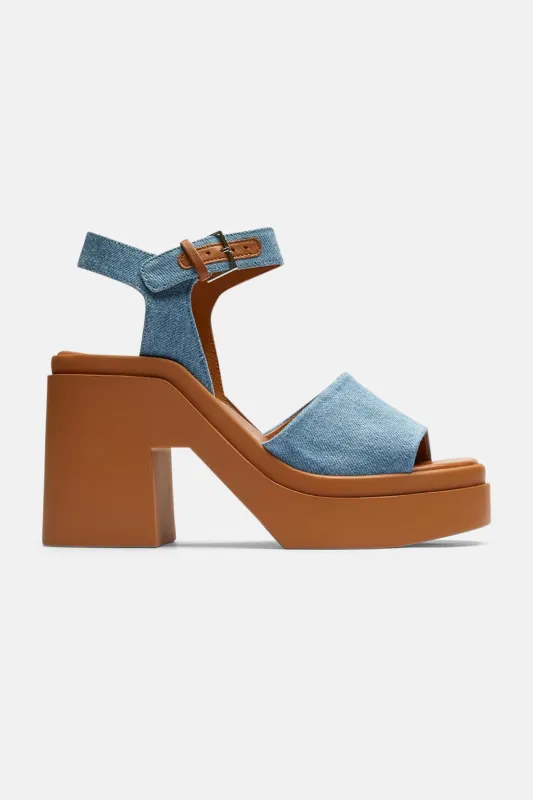 Nelio Sandal Pacific Blue Jean sold by Blue & Cream