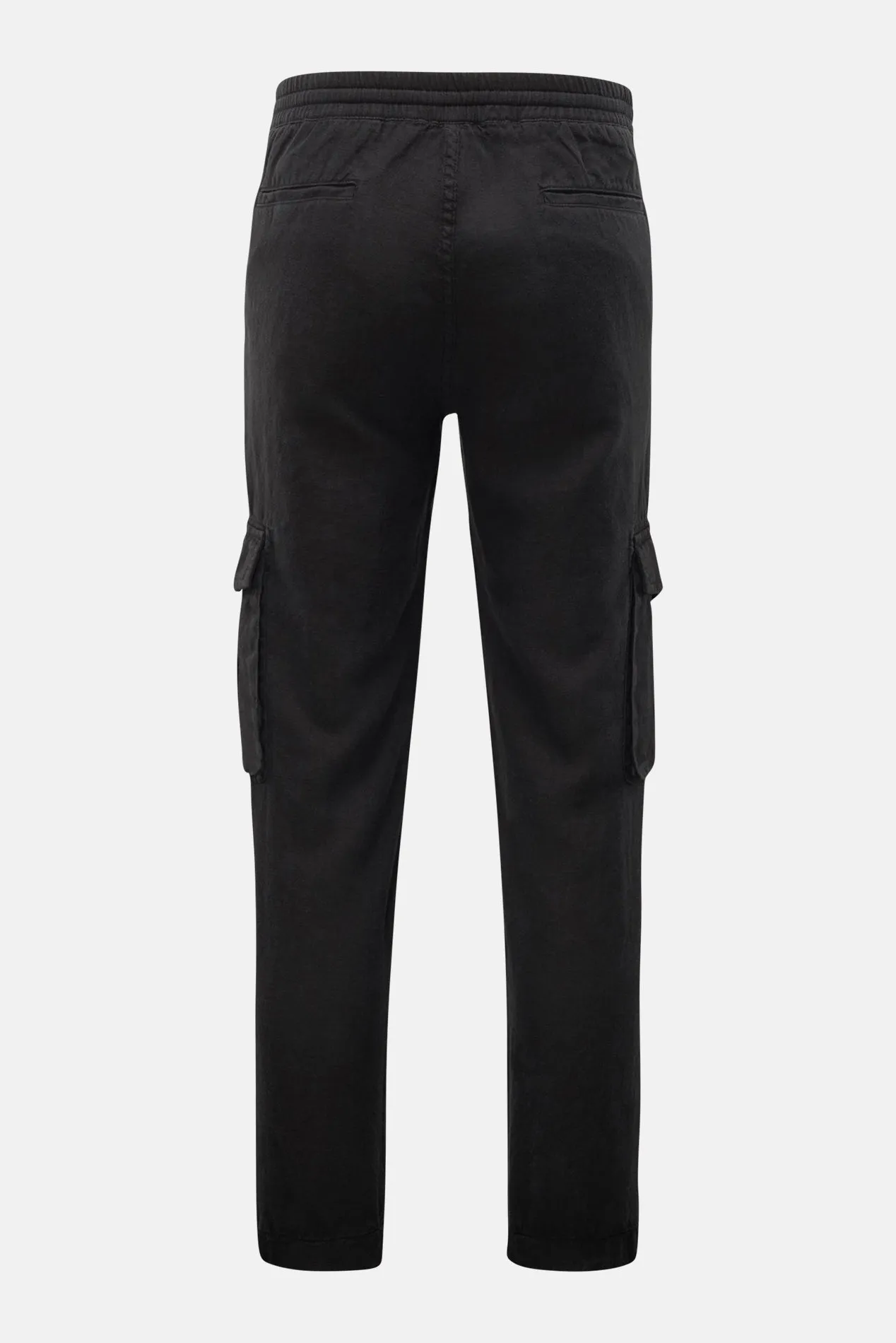 Linen Cargo Joggers Black sold by Blue & Cream product image thumbnail 2