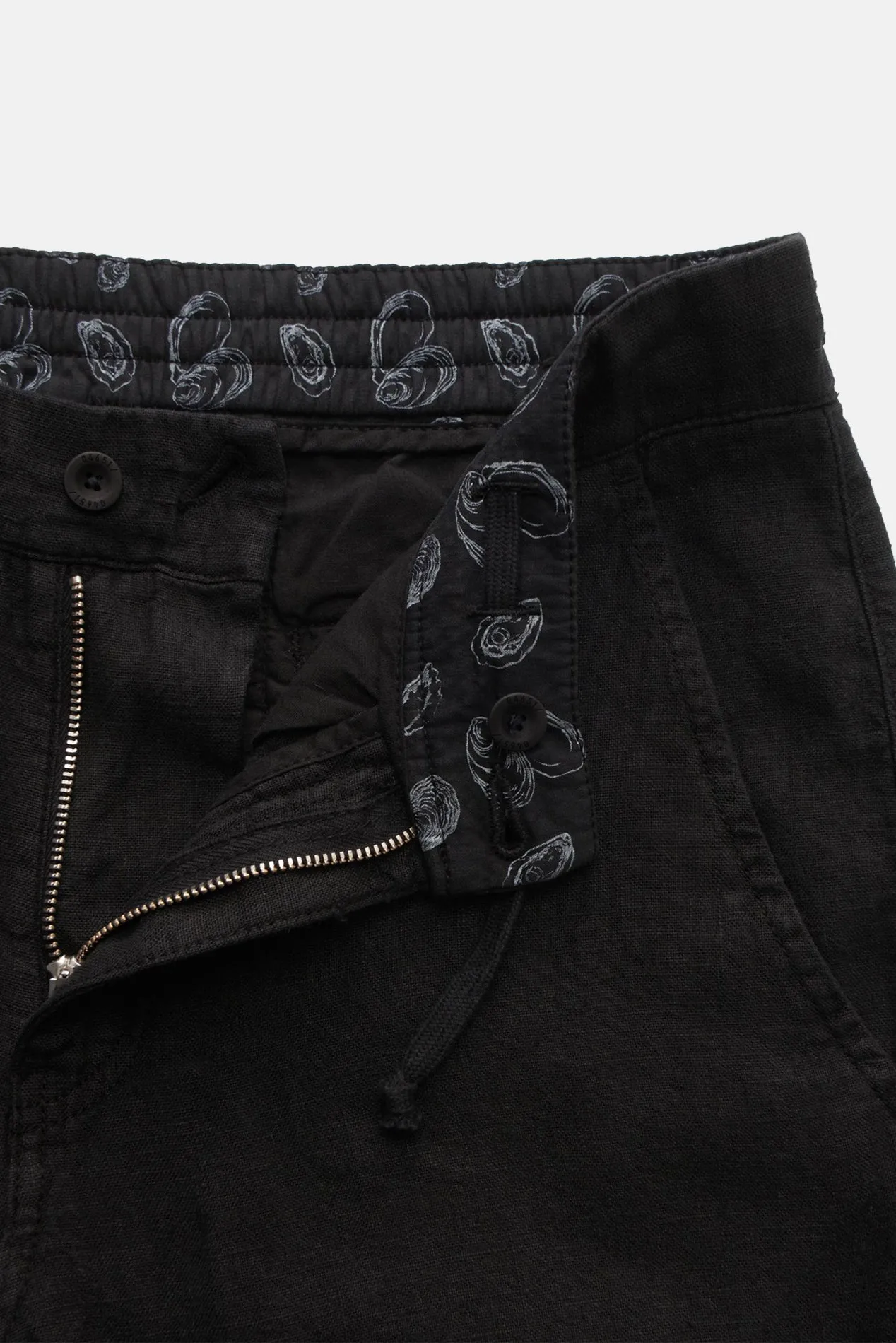 Linen Cargo Joggers Black sold by Blue & Cream product image thumbnail 4